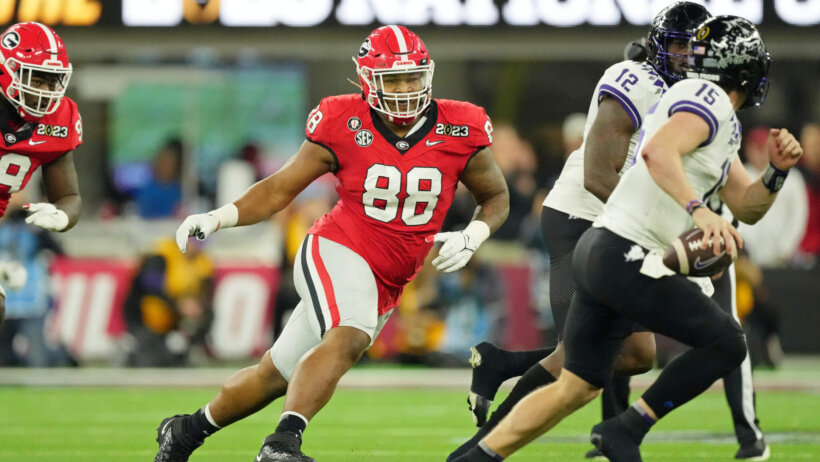 Georgia Bulldogs defensive lineman Jalen Carter