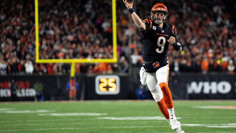Cincinnati Bengals quarterback Joe Burrow - Bengals vs Bills Same-Game Parlay
