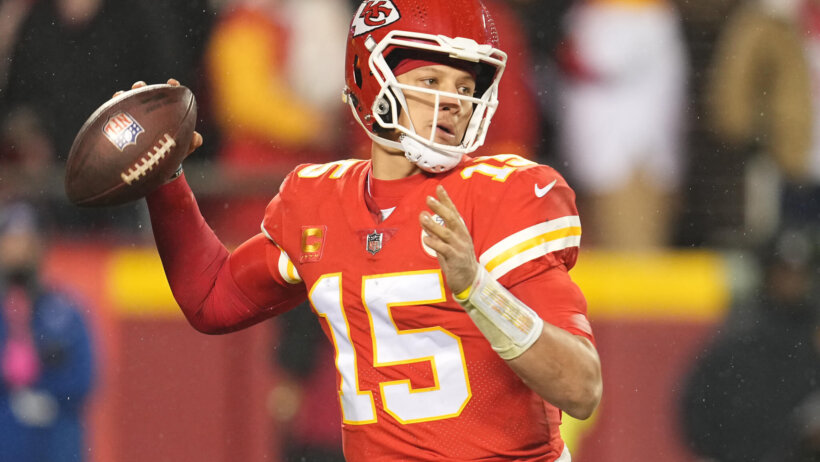 Kansas City Chiefs quarterback Patrick Mahomes throws the football