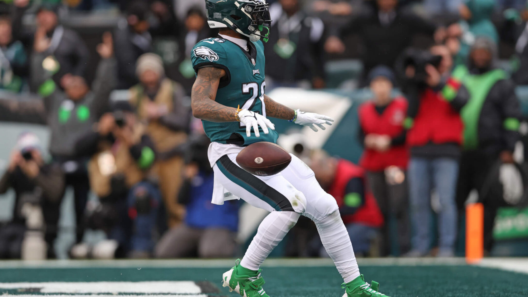 Philadelphia Eagles running back Miles Sanders