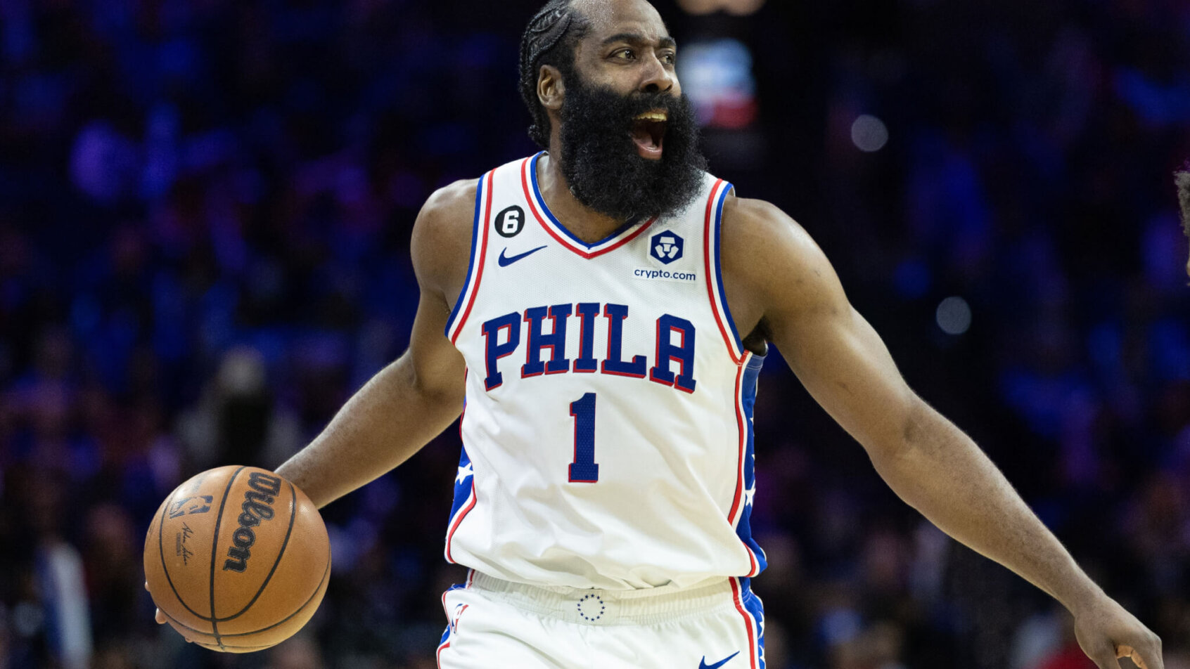 Philadelphia 76ers guard James Harden