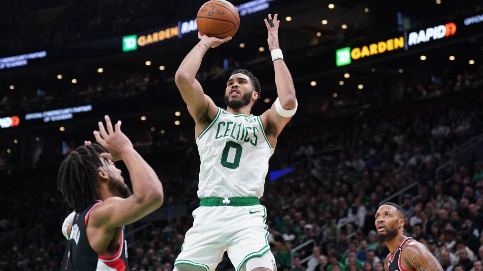Boston Celtics star forward Jayson Tatum