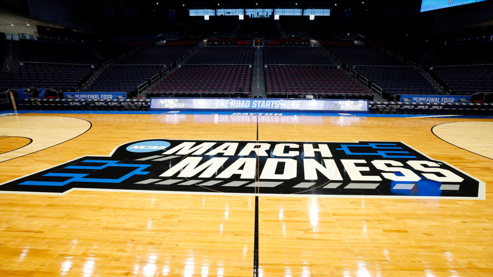 March Madness court.