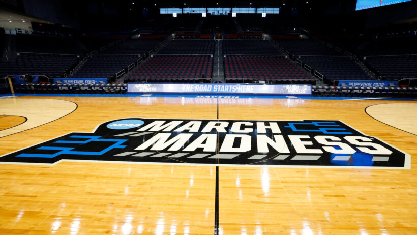 March Madness court.