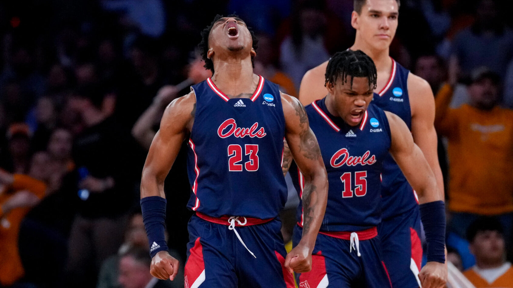 Florida Atlantic basketball action.