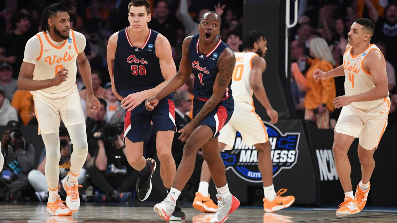 March Madness action.