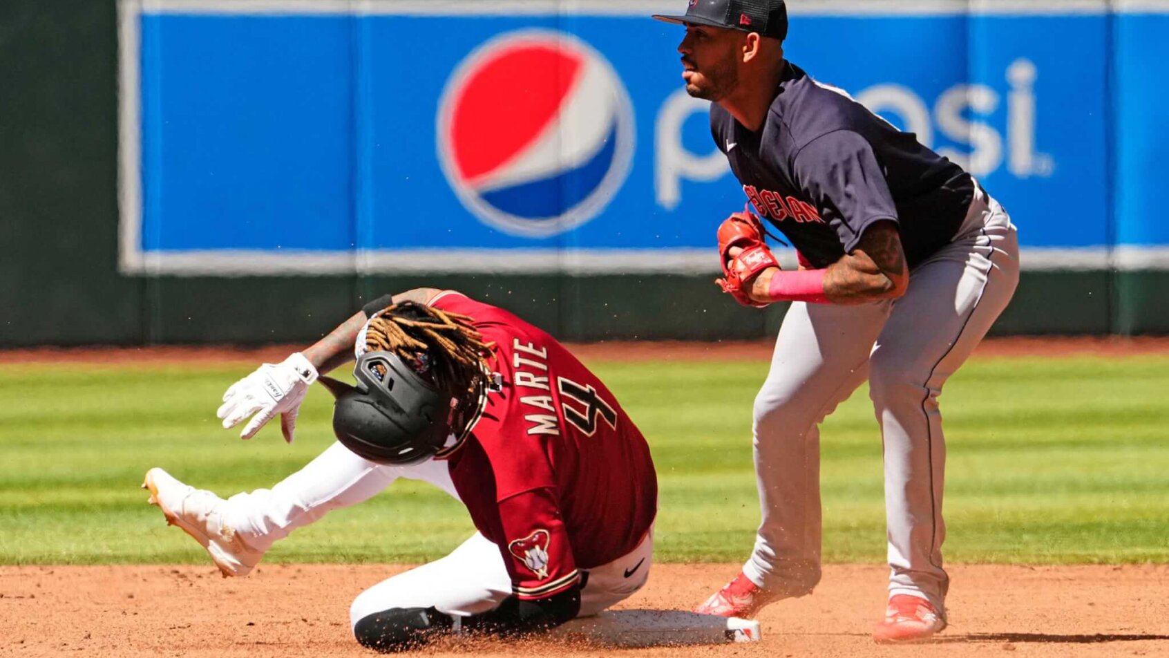 MLB Spring Training action.