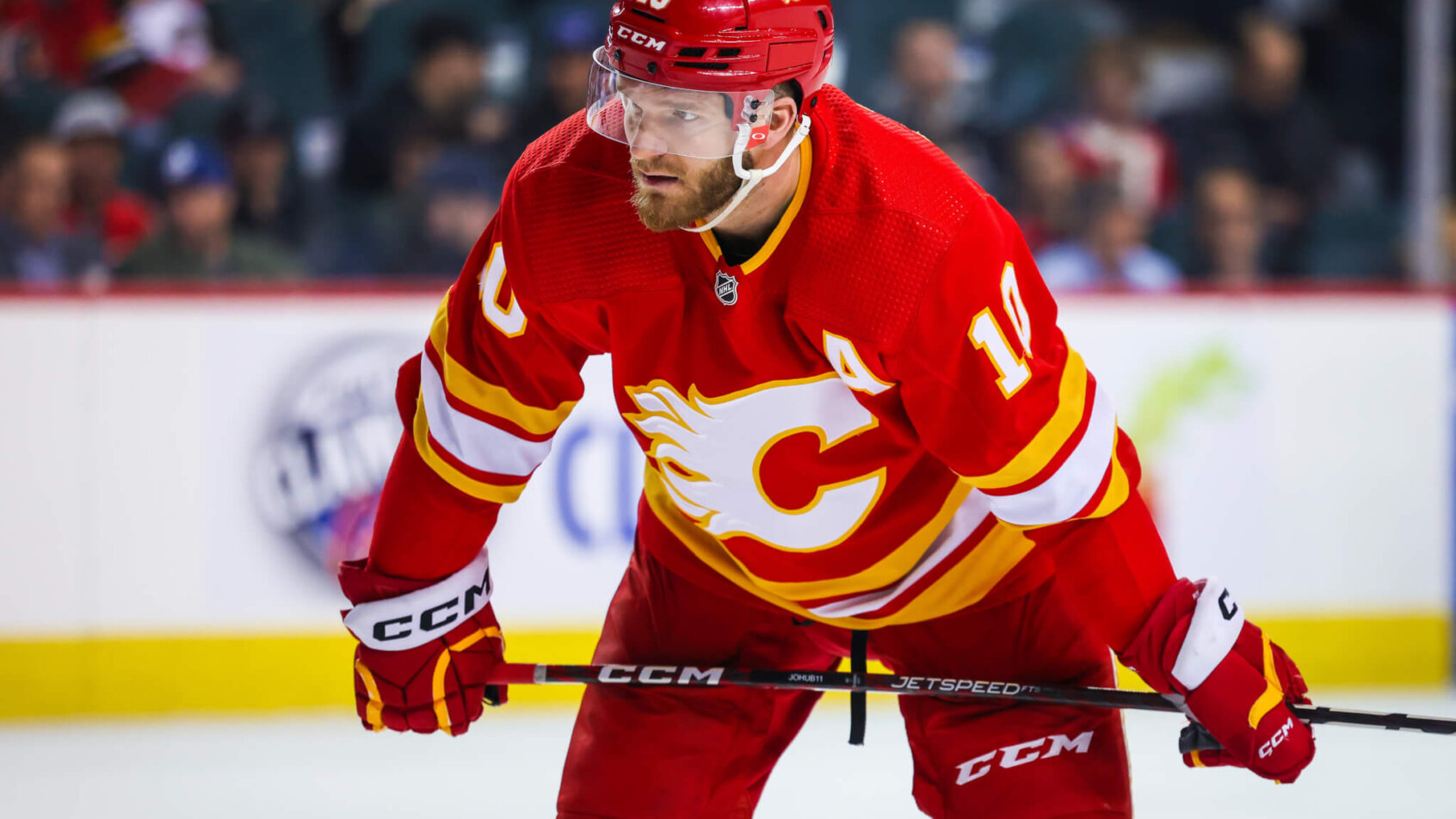 Calgary Flames center Jonathan Huberdeau