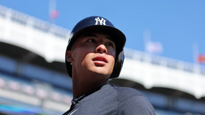 New Yankees shortstop Anthony Volpe.