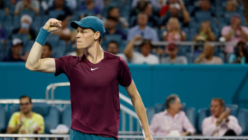 Miami, Florida, US; Sinner vs Medvedev