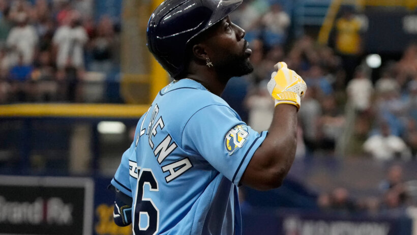 Rays outfielder Randy Arozarena.