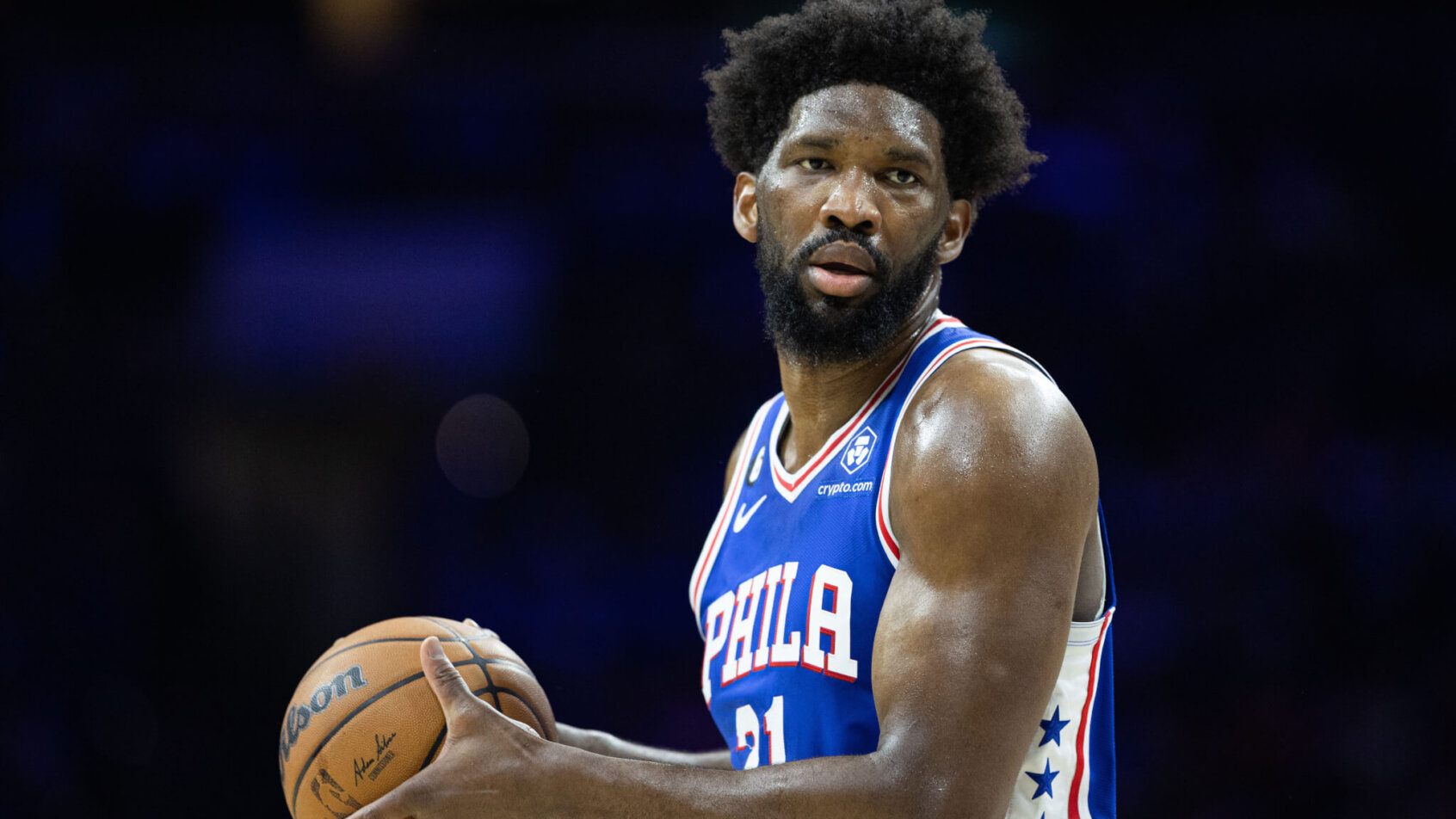 Philadelphia 76ers center Joel Embiid.
