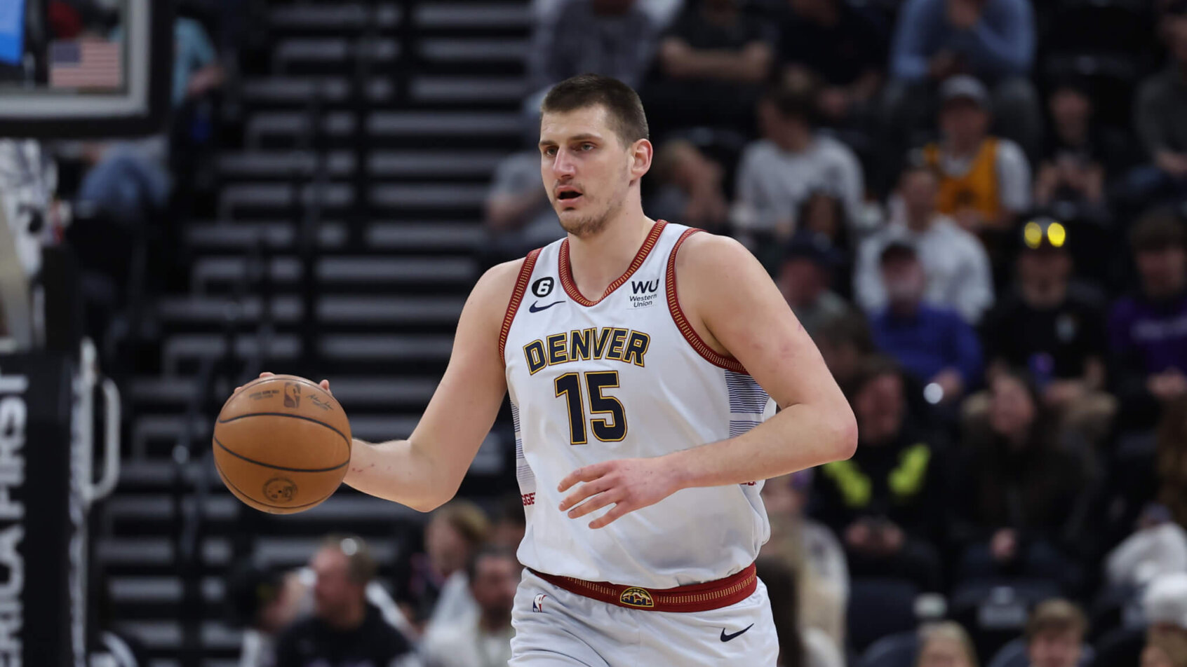 Denver Nuggets center Nikola Jokic.