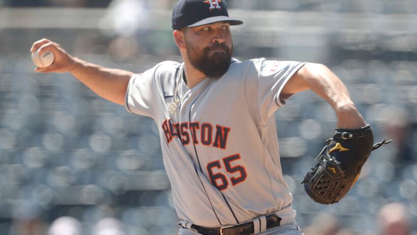Houston Astros starting pitcher Jose Urquidy. Phillies vs Astros Predictions