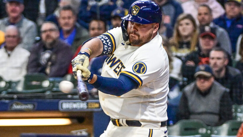 Milwaukee Brewers slugger Rowdy Tellez
