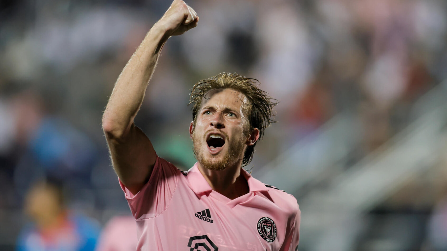 Inter Miami CF defender Ryan Sailor (15) celebrates
