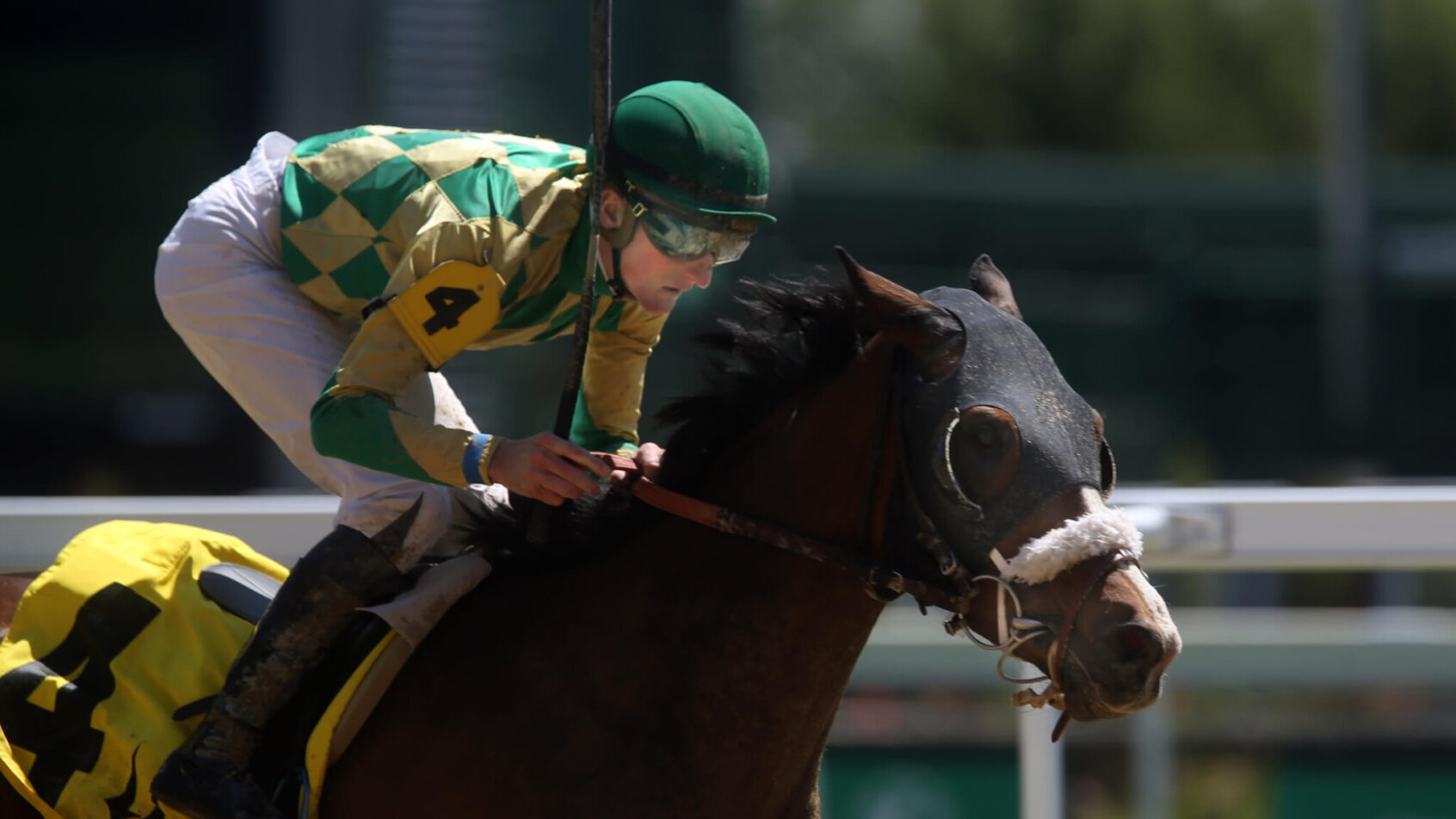 Jack Gilligan on Dogwoodsmilliejane won the first race called The Old Sears Building on Tuesday of Kentucky Derby week