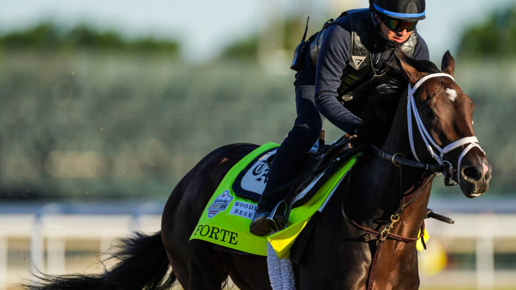 Forte is favored to win the Kentucky Derby, the first leg of the Triple Crown.