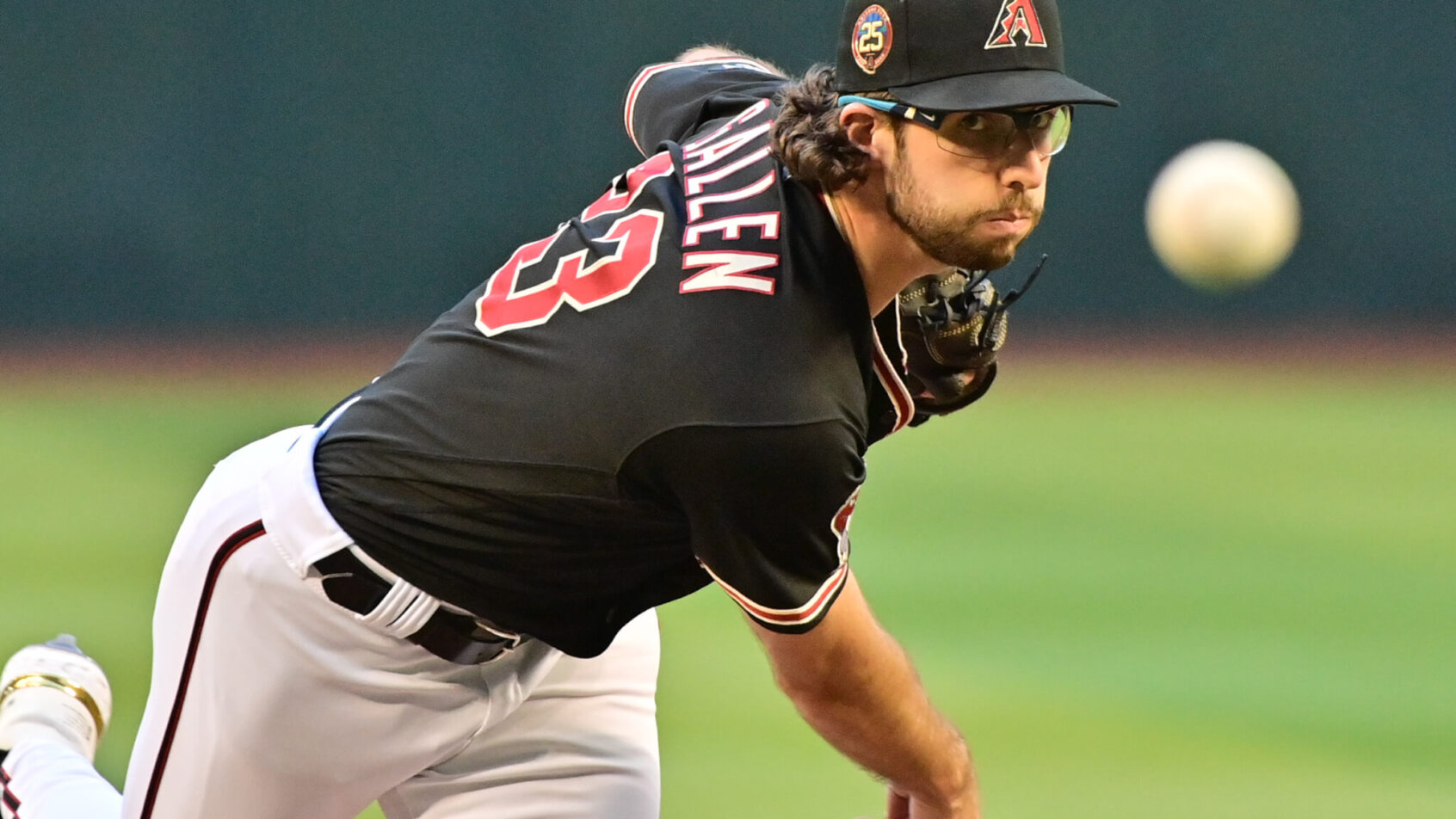 Zac Gallen pitching