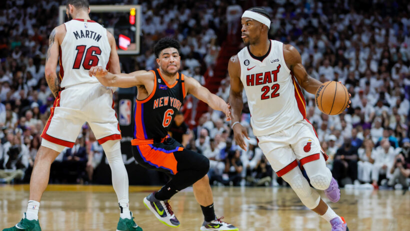 Jimmy Butler versus the New York Knicks.