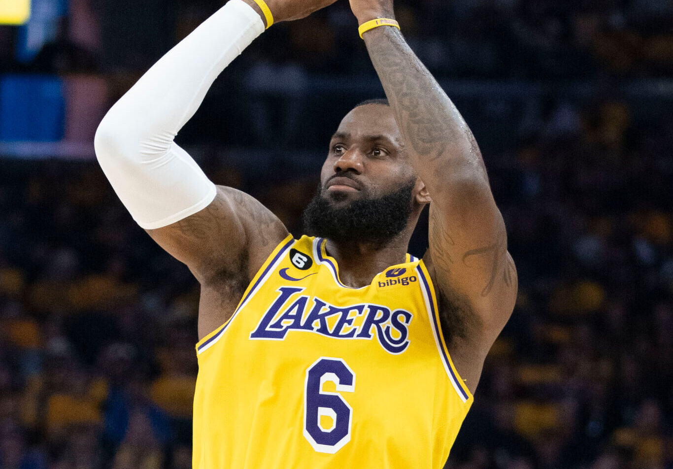 Los Angeles Lakers star forward LeBron James.