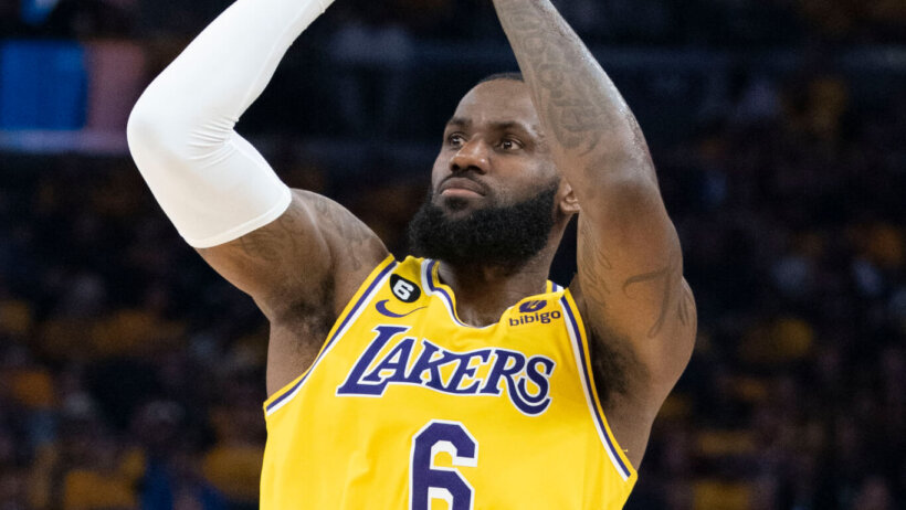 Los Angeles Lakers star forward LeBron James.