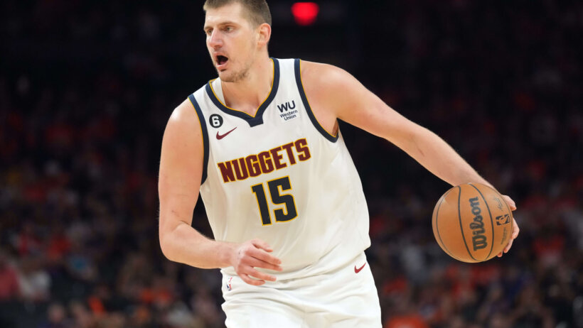 Denver Nuggets star Nikola Jokic.