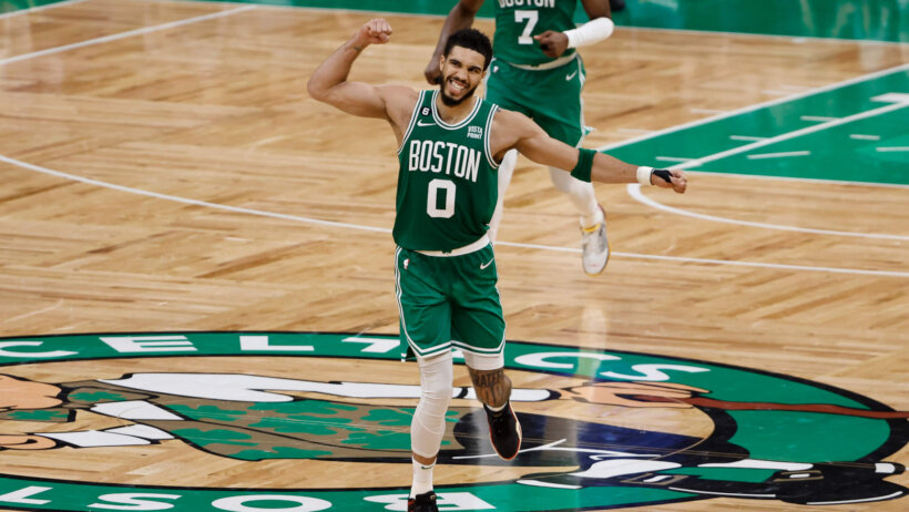 Boston Celtics star forward Jayson Tatum.