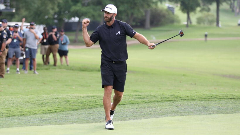 PGA golfer Dustin Johnson.