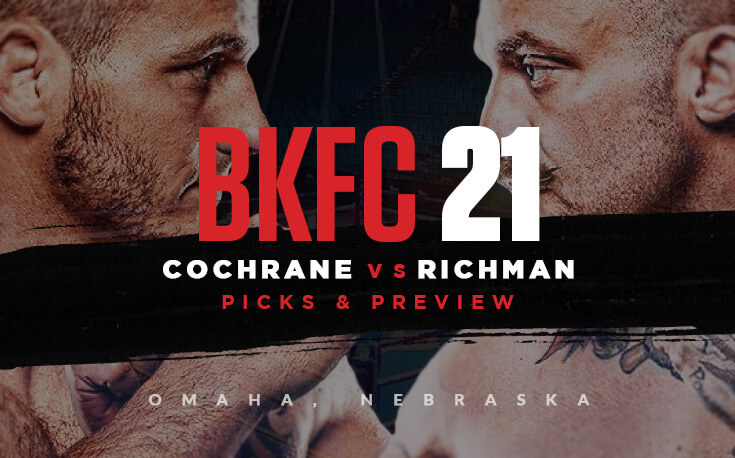 BKFC 21 odds - Cochrane vs Richman