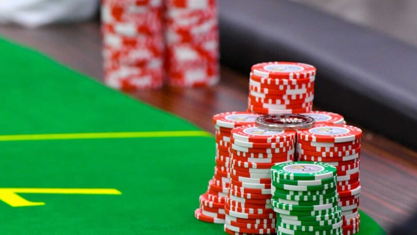 Poker chips.