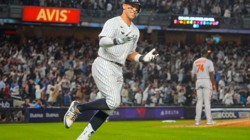 New York Yankees star outfielder Aaron Judge.