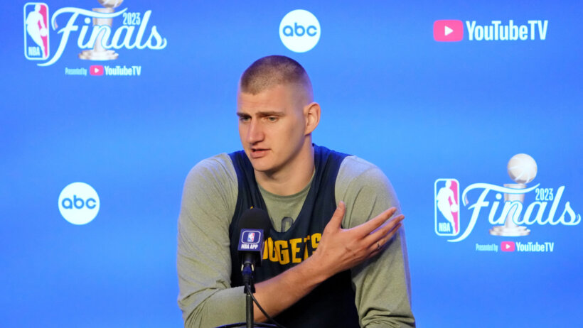 Denver Nuggets star Nikola Jokic.