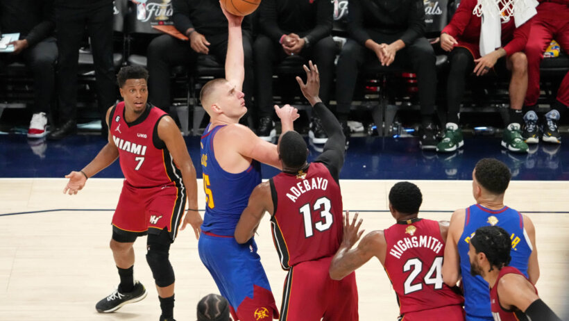 Denver Nuggets and the Miami heat during the NBA Finals.
