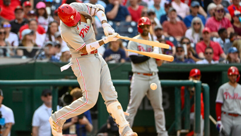 Philadelphia Phillies right fielder Nick Castellanos. Phillies vs Nationals