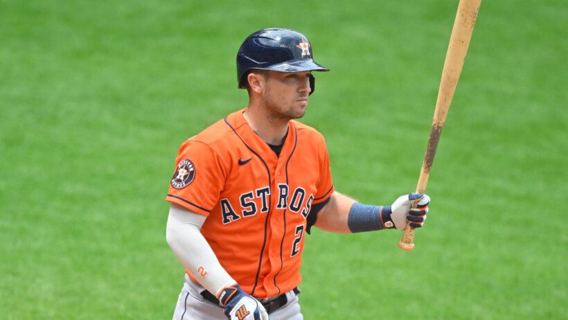 Houston Astros infielder Alex Bregman.