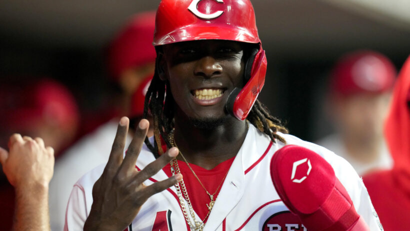 Cincinnati Reds infielder Elly de la Cruz.