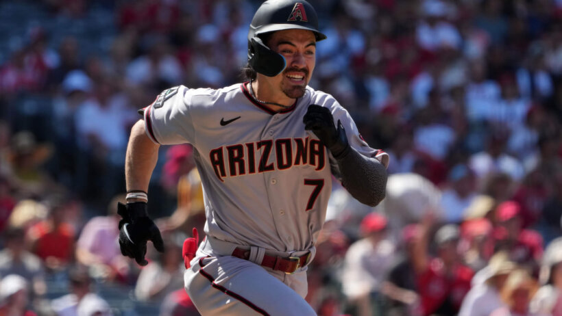 Arizona Diamondbacks outfielder Corbin Carroll.