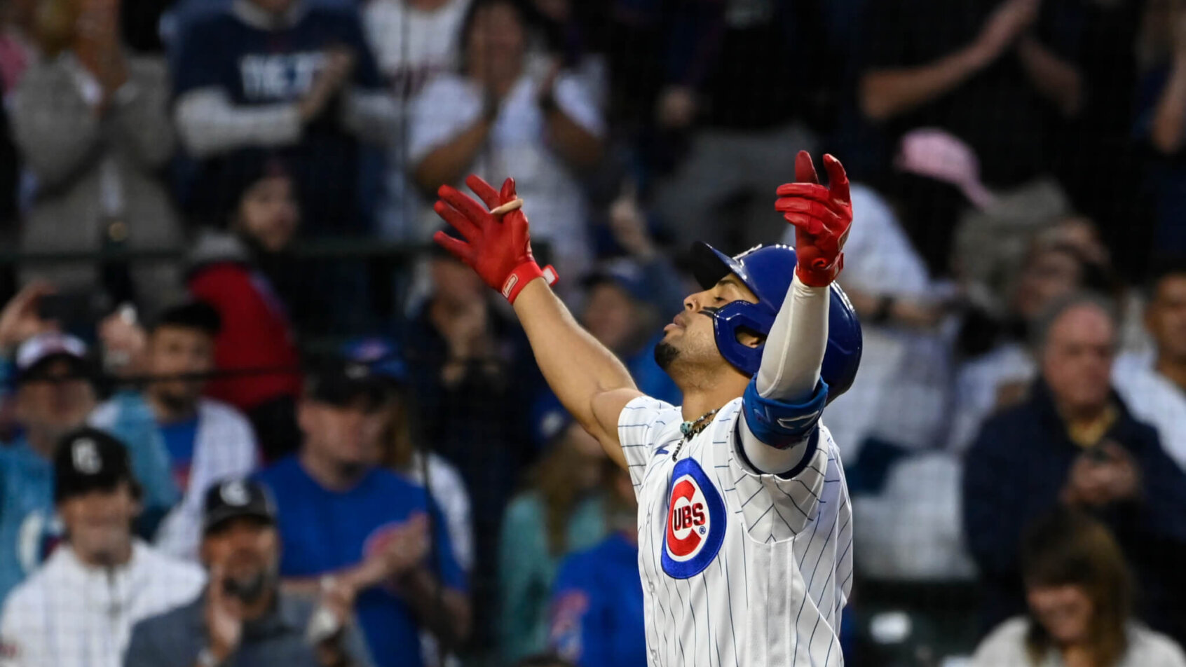 Chicago Cubs center fielder Christopher Morel