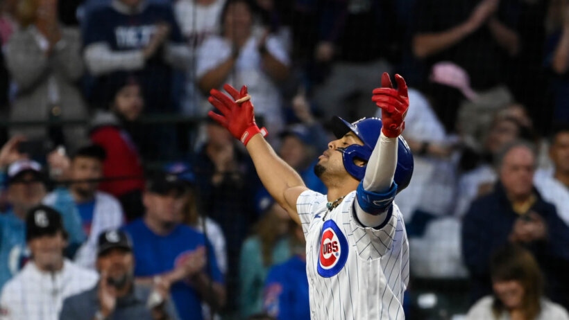Chicago Cubs center fielder Christopher Morel