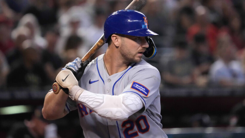 Home Run derby contestant Pete Alonso.