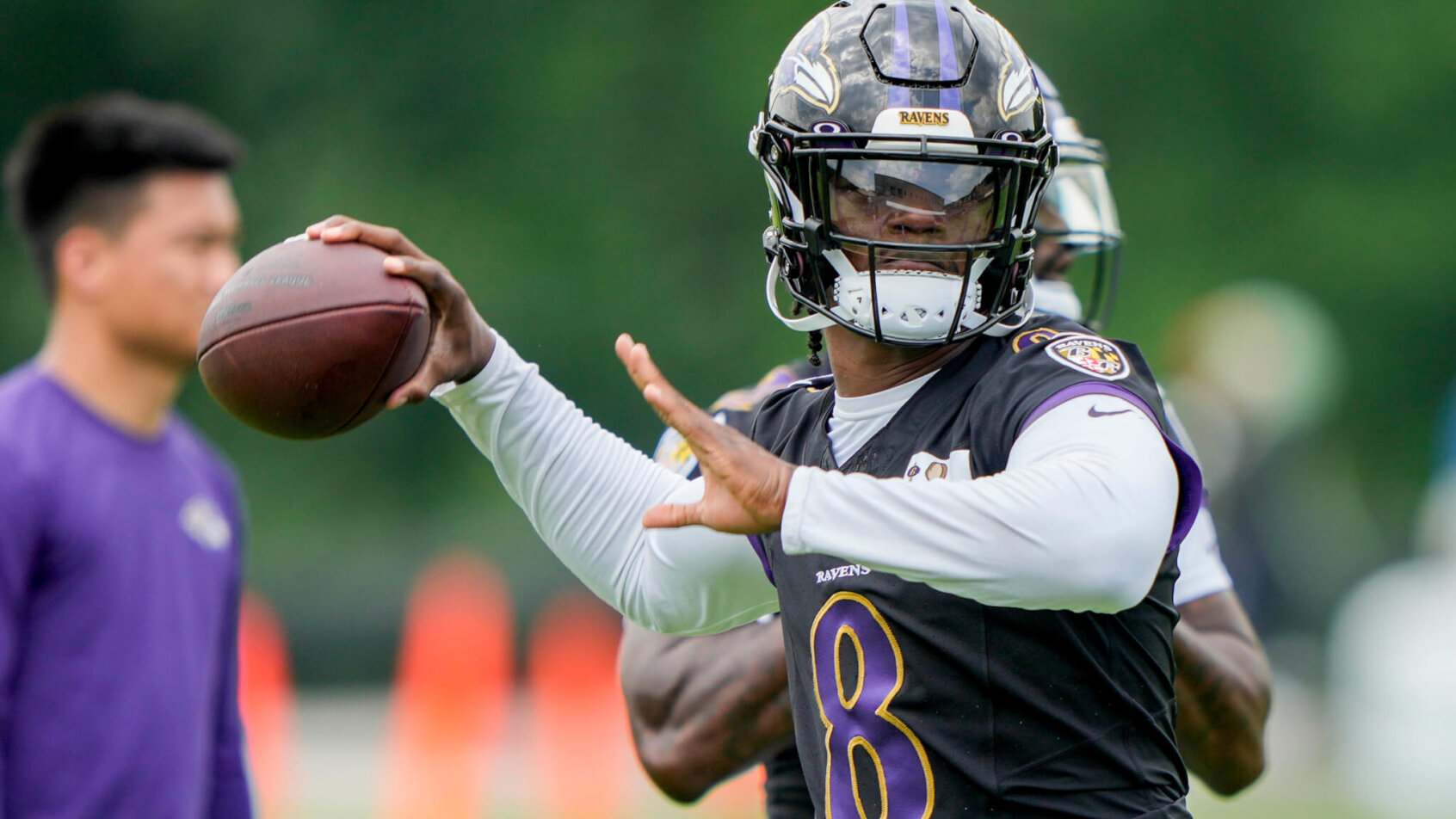Baltimore Ravens QB Lamar Jackson.