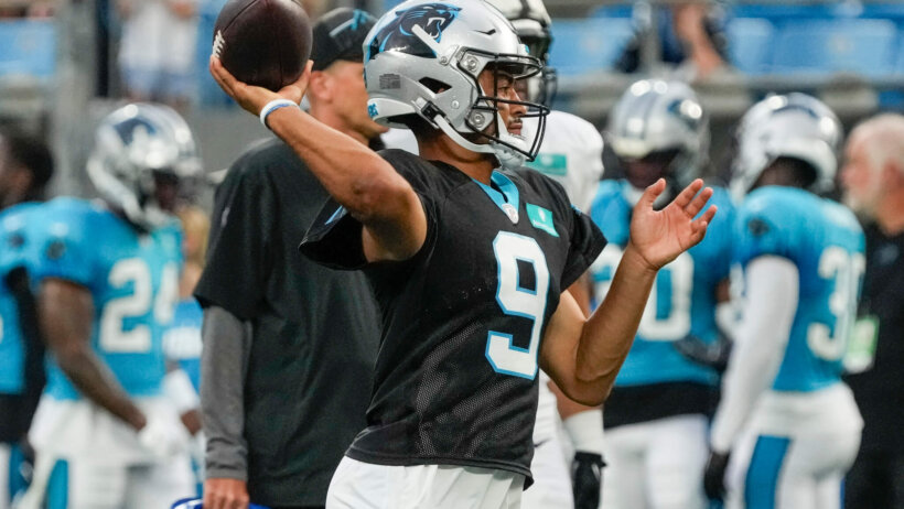 Carolina Panthers rookie quarterback Bryce Young.