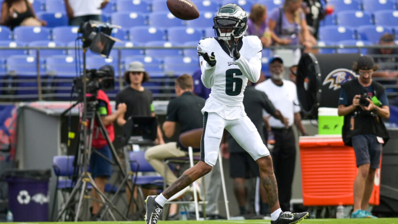 Philadelphia Eagles WR DeVonta Smith.