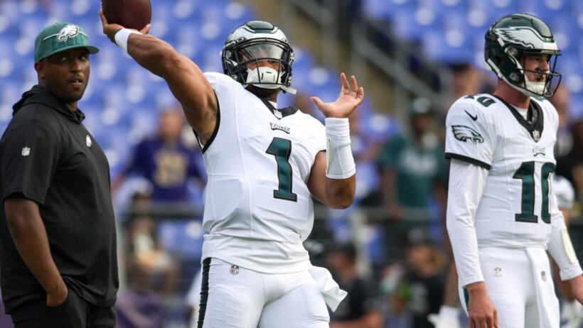 Philadelphia Eagles QB Jalen Hurts.