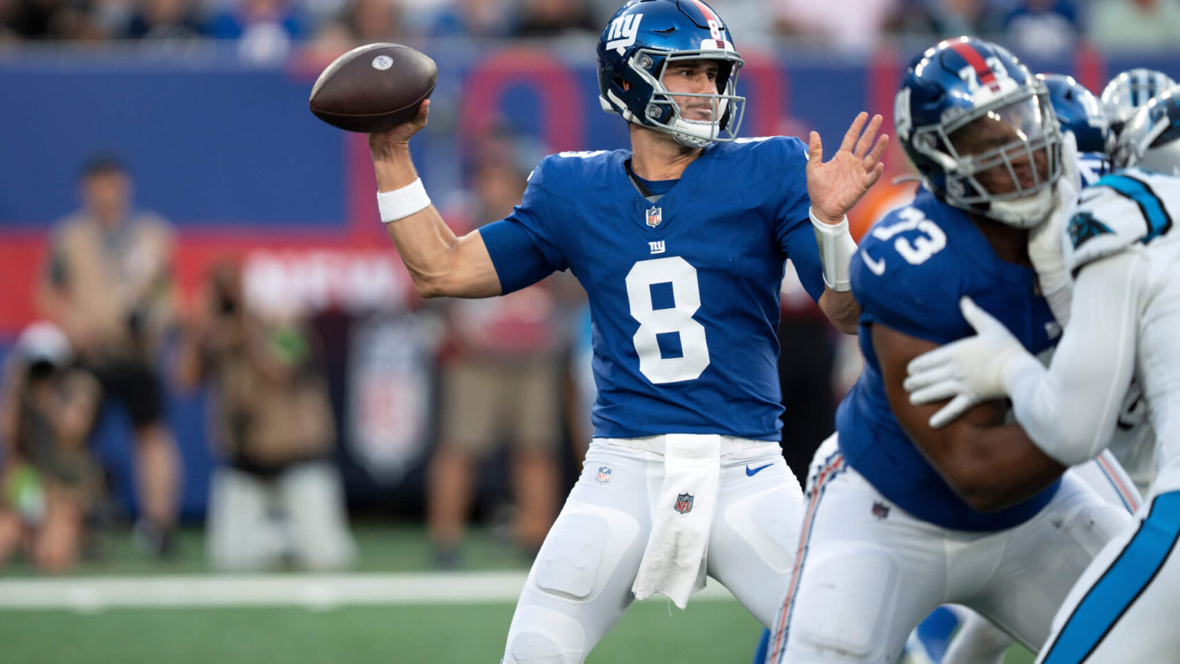 New York Giants quarterback Daniel Jones.