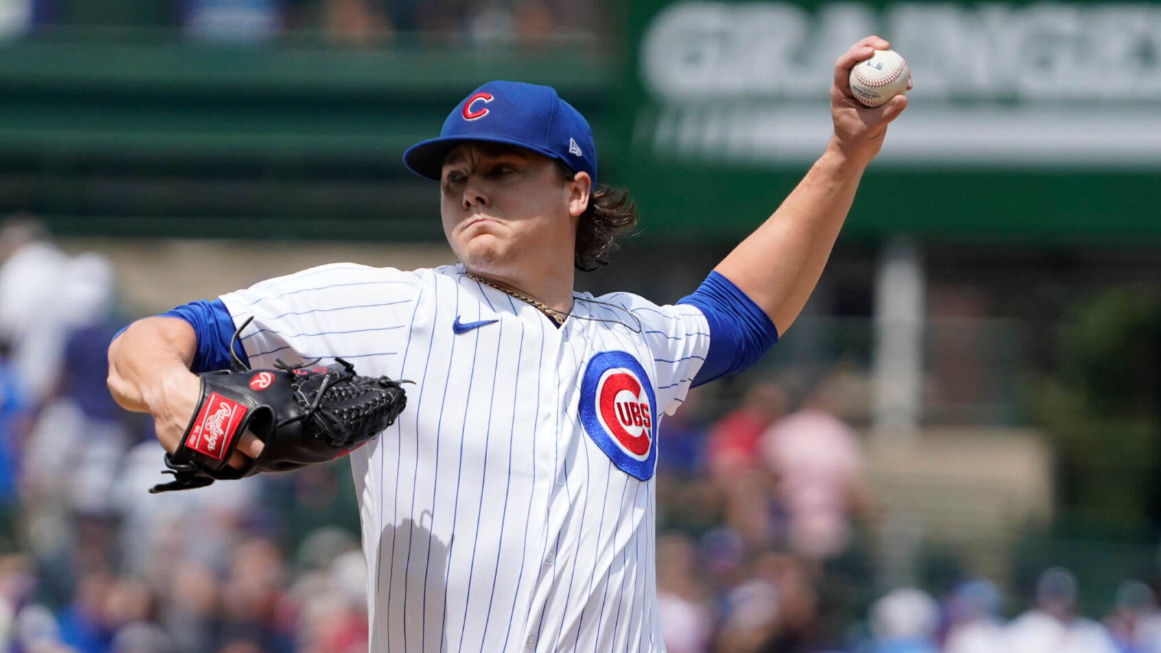 Chicago Cubs starting pitcher Justin Steele