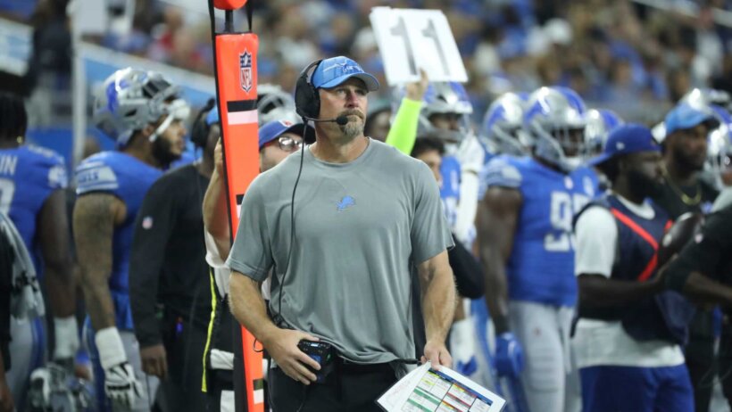 Detroit Lions head coach Dan Campbell.