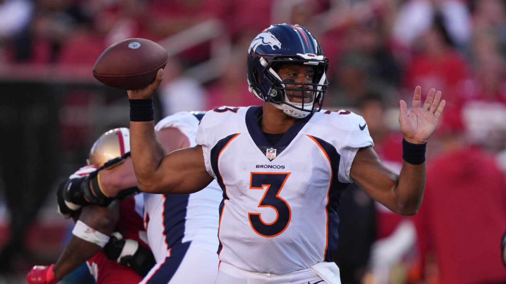 Denver Broncos QB Russell Wilson.