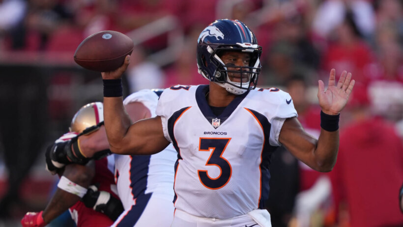 Denver Broncos QB Russell Wilson.